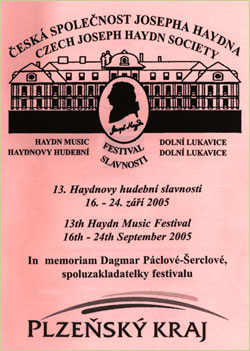 Haydnove slávnosti hudobné 2005